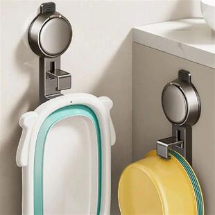 No Punching Suction Cup Washbasin Hook Adjustable Strong