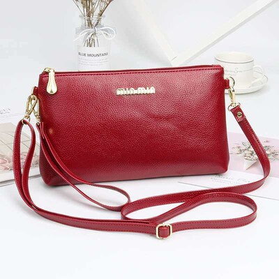 Litchi Pattern Womens Hand Crossbody Bag Womens Fashion Ne