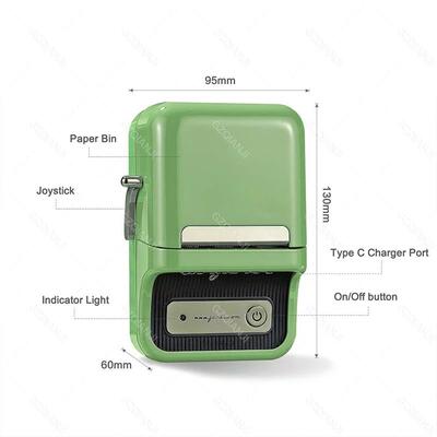 Niimbot B21 Wireless Thermal Label Printer Mini Portable Bar