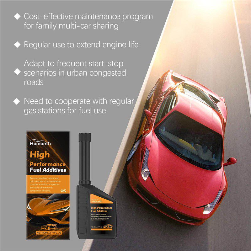 HOMONTH Gasoline Fuel Additive - Dual-Effect Carbon Cleaner - 实物图