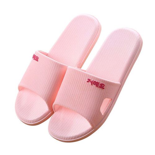 Summer Bathroom Slippers for Women Men Couples Plastic AntiS