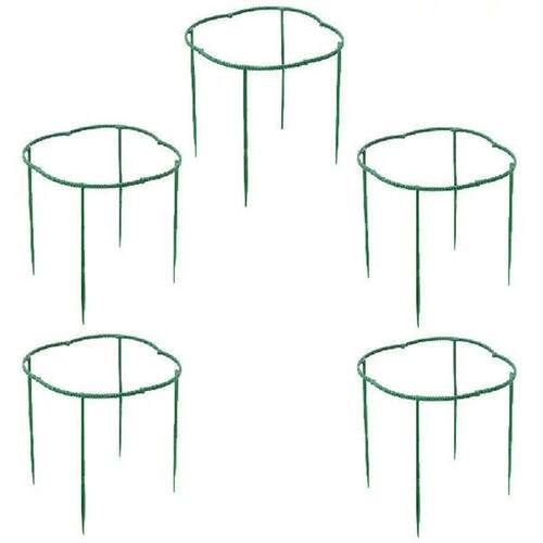 20 Pcs Flower St Support Ring 20cm Diameter Plant Stakes