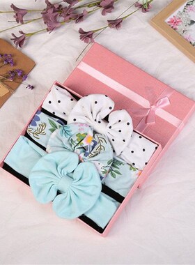 3 Pcs/Set Floral Bows Baby Headband Dot Bowknot Haarband