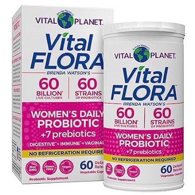 Vital Planet - Vital Flora Womens Daily Probiotic 60 Bil