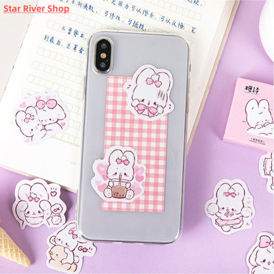 45 pcs/box Cute rabbit daily Kawaii Decoration Stickers Plan