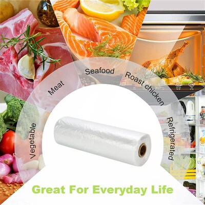 Food Storage Bags, Mylar Plastic Produce Bag for Fruits, Veg