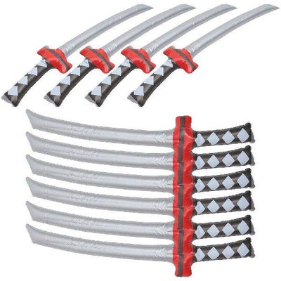 10 Pcs Inflatable Samurai Swords Pirate Childrens Toy