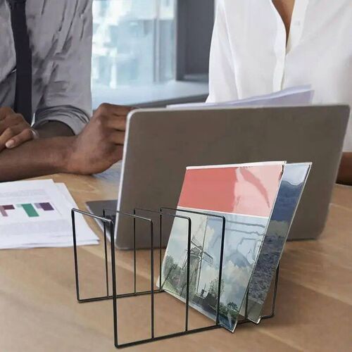 Vinyl Record Stand Vinyl Record Display Shelf Black Iron Des