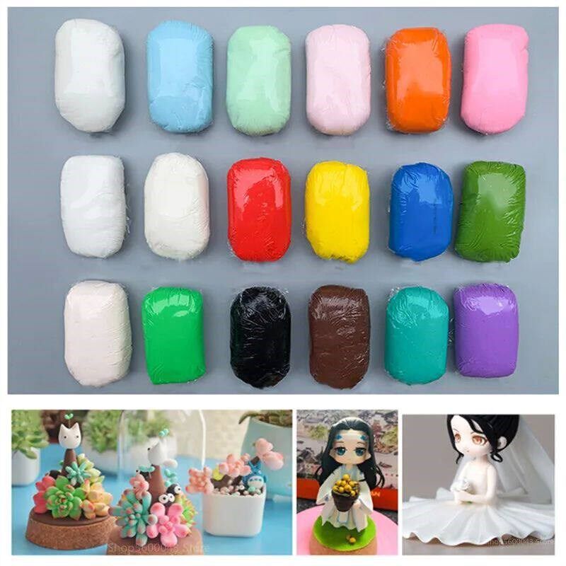100g/Bag Professional Crystal Resin Soft Clay No-Bake Polyme