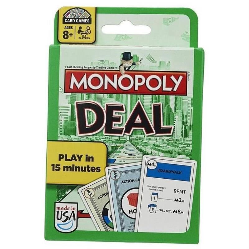 English VErsion MonoPoly DEal CarD Play CarD Toy PuzzlE FaM图片