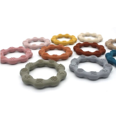 1PC Infant Baby Teether Toys Soft Silicone For Newborn Molar
