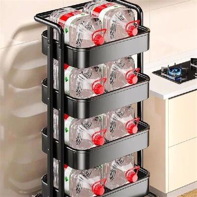 Kitchen Organizers Trolleys Storage Rack Floor Standing