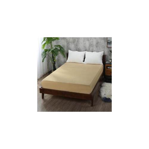 Soft Fitted sheet With Elastic Band solid Bed Sheet Cover-Wr
