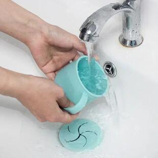 Kids Cup Silicone Food Storage Box Solid Color Baby Sippy Cu