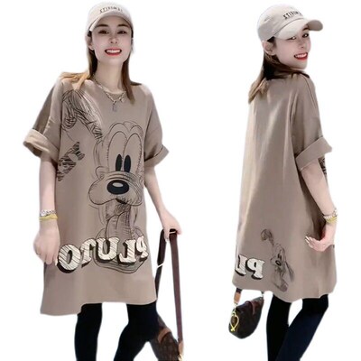 Super large size 2-300 kg fat mm printing summer new cartoon