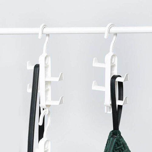 No-drill Rotating Wall Shelf with Hooks for Dormitory Use -