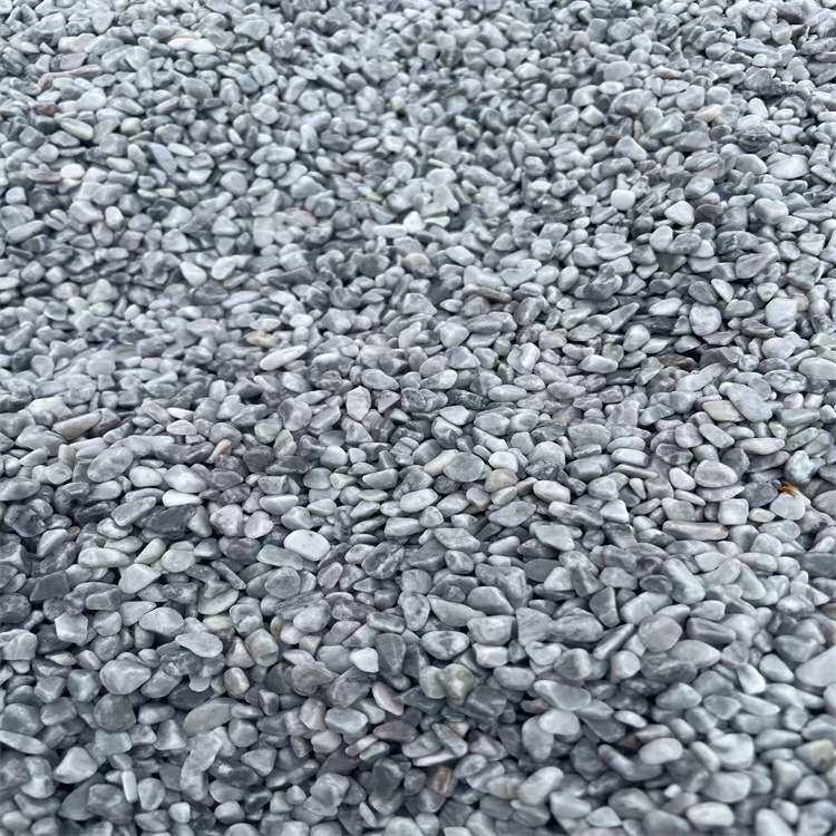 石透水胶粘石水磨石石子庭院枯山水砾石鹅卵石粗砾天然石石材石头
