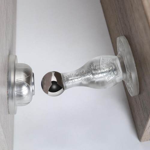 门吸免打孔家用强磁强力门碰地磁吸硅胶防撞门后挡门器柜门吸墙