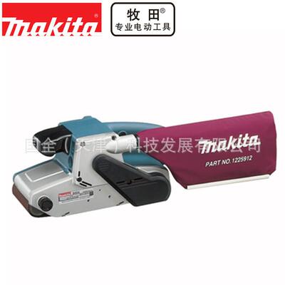 Makita牧田电动工具9404砂光机砂带打磨机功率1010W转速440m/分钟