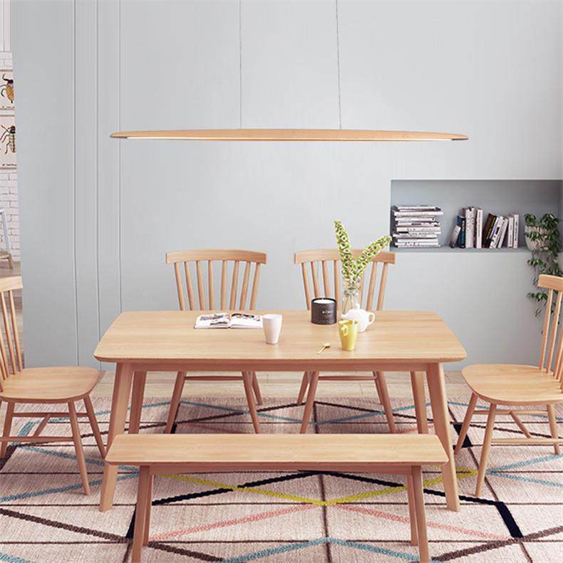 北欧餐厅吊灯长条前吧台极简一字设计师实木新中式餐桌吊灯具5118,家装灯饰光源,智能吊灯,淘宝优惠券,粉丝福利购,淘宝优惠卷