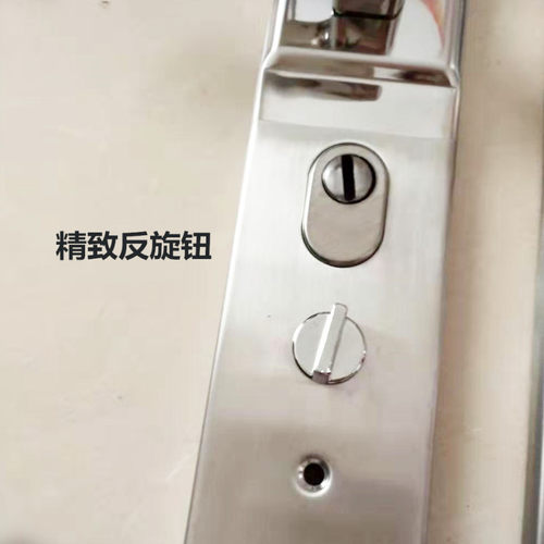 防盗门拉手大门把手30不锈钢锁具家用面板室外机械锁把配 通用型