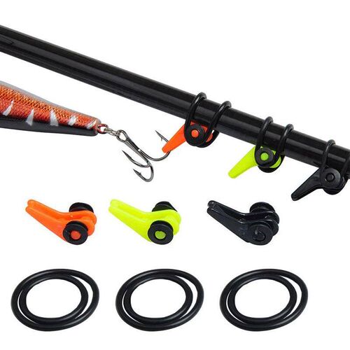 10pcs Fishing Accessories Fish Hook Secure Keepers Holders L