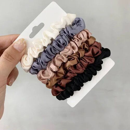 3/5/6Pcs Elegant tail Holder Rubber Band Elastic Hairband Ha