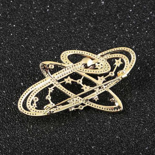 New geometric personality galaxy brooch clothing accessories