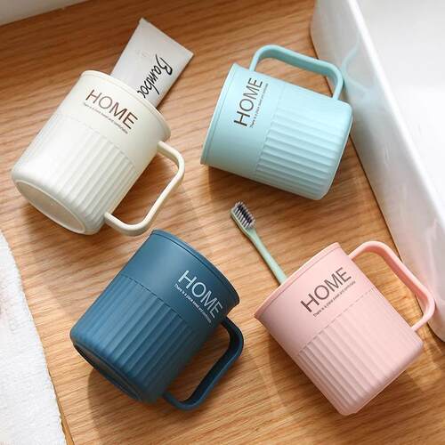 Mouth rinsing cup for home use, simple design tooth brushing