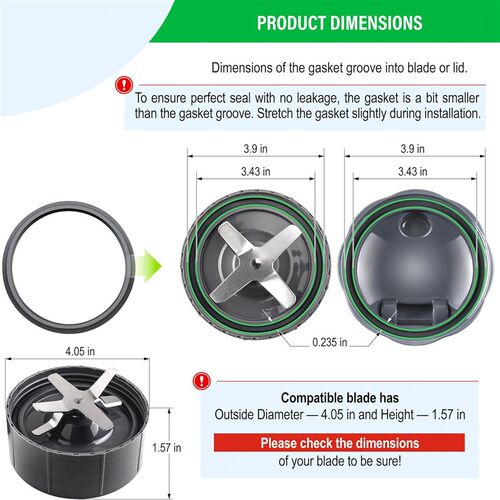 Rubber Seal Ring Nutribullet Replacement Gasket Blender