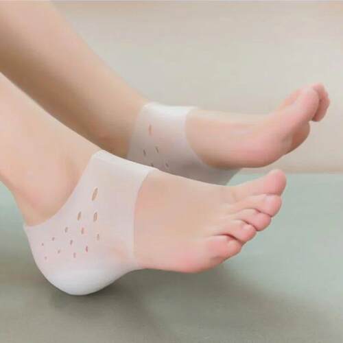 Unisex Invisible Height Increase 5CM Silicone Socks Gel Heel