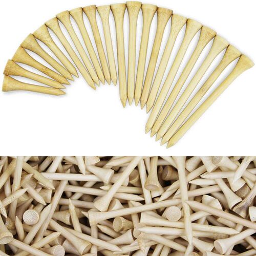 100 Count Golf Tees Bamboo Tee Golf Balls Holder 4 Sizes Ava