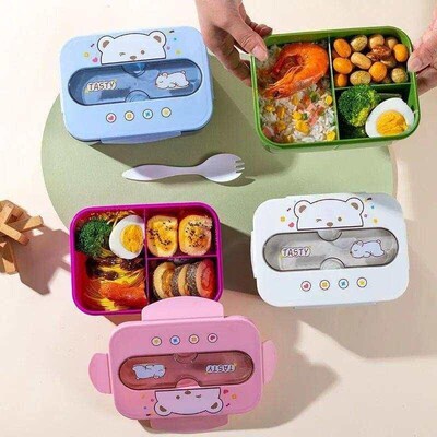 BPA Free Lunch Box - 1200ml Leakproof Food Container for Sch