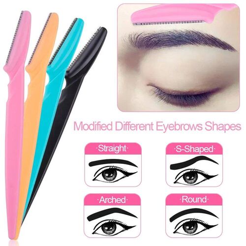 3/10Pcs  Eye Brow Eplaton Har Removal Cutters Safety Knfe Ma