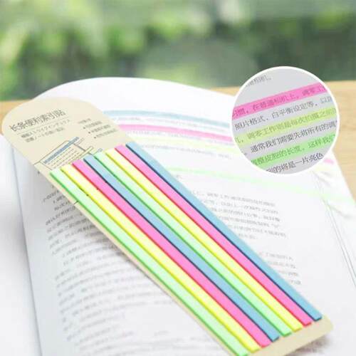 Long Page-Markers Sticky Index Tabs Stationery-Supplies Long