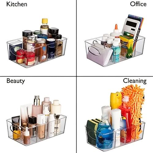Refrigerator Organizer Bin Clear Plastic Food Storage Organi