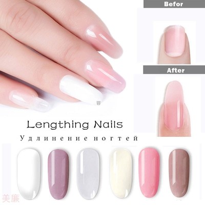 14pcs/set Poly Gel Set LED Clear UV Gel Varnish Nail Polish
