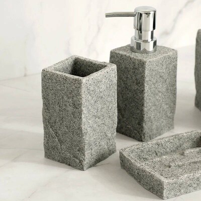 Bathroom Accessories Single Imitati Granite Iiquid Soap Disp