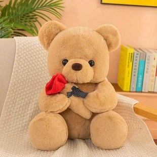 25-55CM Valentines Day roses teddy bear animal plush toys