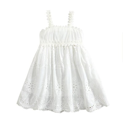 Infant Kids Baby Girls Princess Dress Sleeveless Sling Lace
