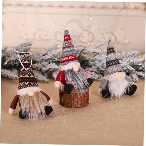 Christmas decoration doll Christmas tree pendant圣诞树挂件