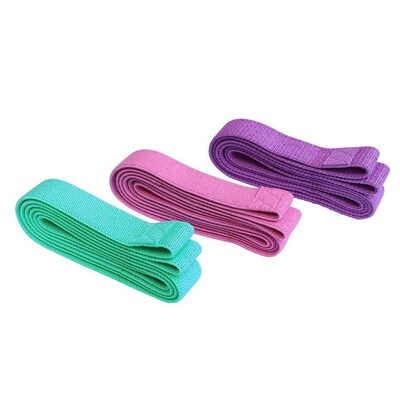 3Pcs Cloth Legs Butt Exercise Bands Fabric Booty Long Resist