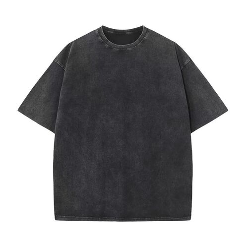 Vintage Oversize Men Plain T-shirt Heavy Fabric. Boxy Fit.