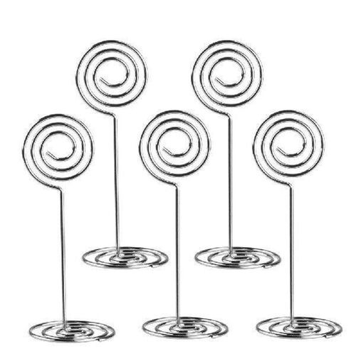 12pcs Photo Holder Stands Table Number Holders Place Paper