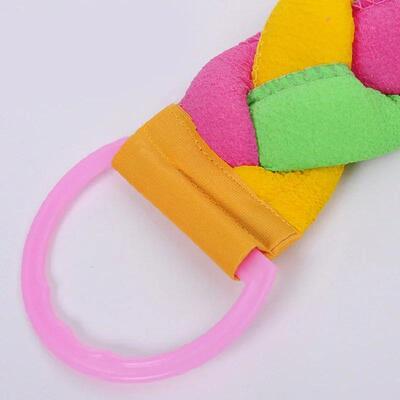 Flower Mesh Shoulder Scrubber Long Sponge Body Back Bath Spo