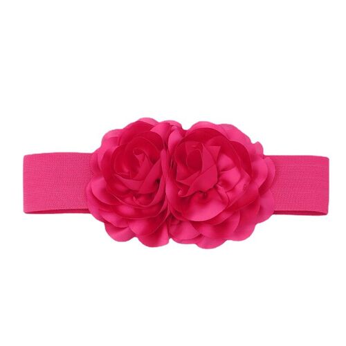 Fashionable Flowers Versatile Womens Elastic Elastic Waist