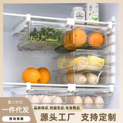 1/2pcs Fridge Organizer Fruit Egg Refrigerator Storage Box U