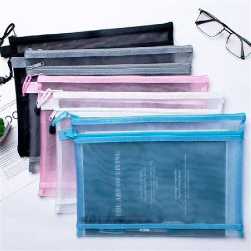 A4 A5 A6 Multipurpose Double Layer Nylon Mesh Storage Bag