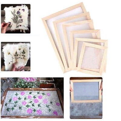 Retro DIY Wooden Recycling Art Crafts Handcraft Screen