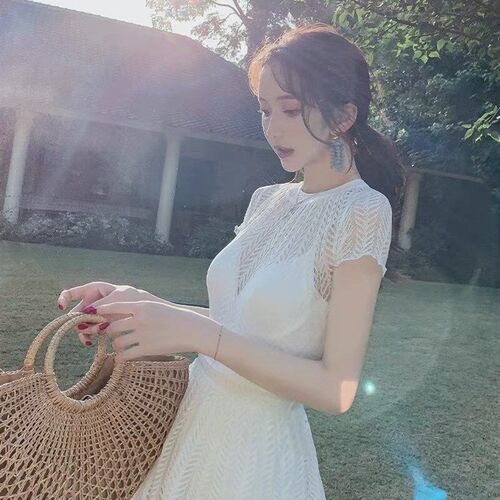 White Fairy Swimwear for Women 2025 Belly Covering Slimming